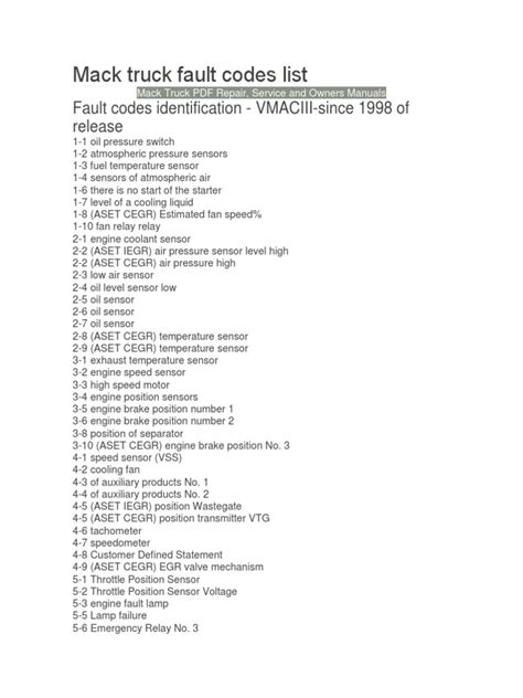 steam validating. . Mack mp7 fault code list